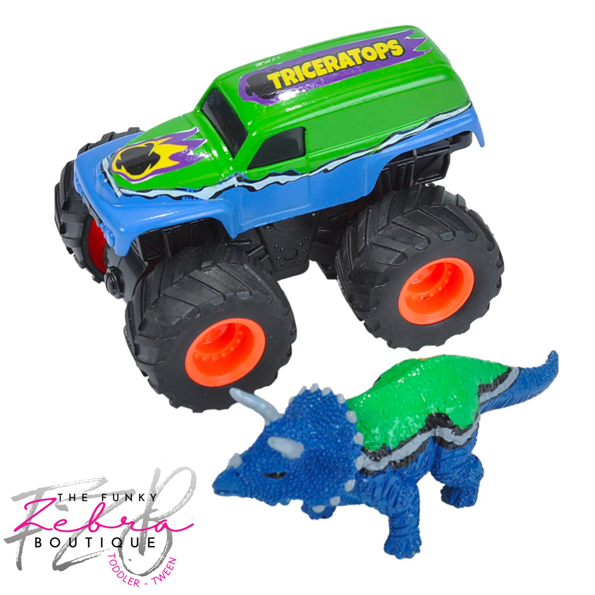 WILD REPUBLIC Adventure Mini Truck Triceratops – The Funky Zebra
