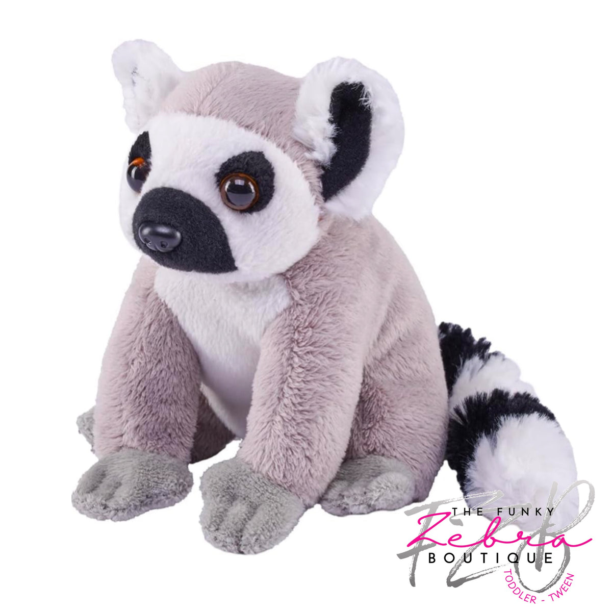 WILD REPUBLIC Pocketkins Ring Tailed Lemur Stuffed Animal 5