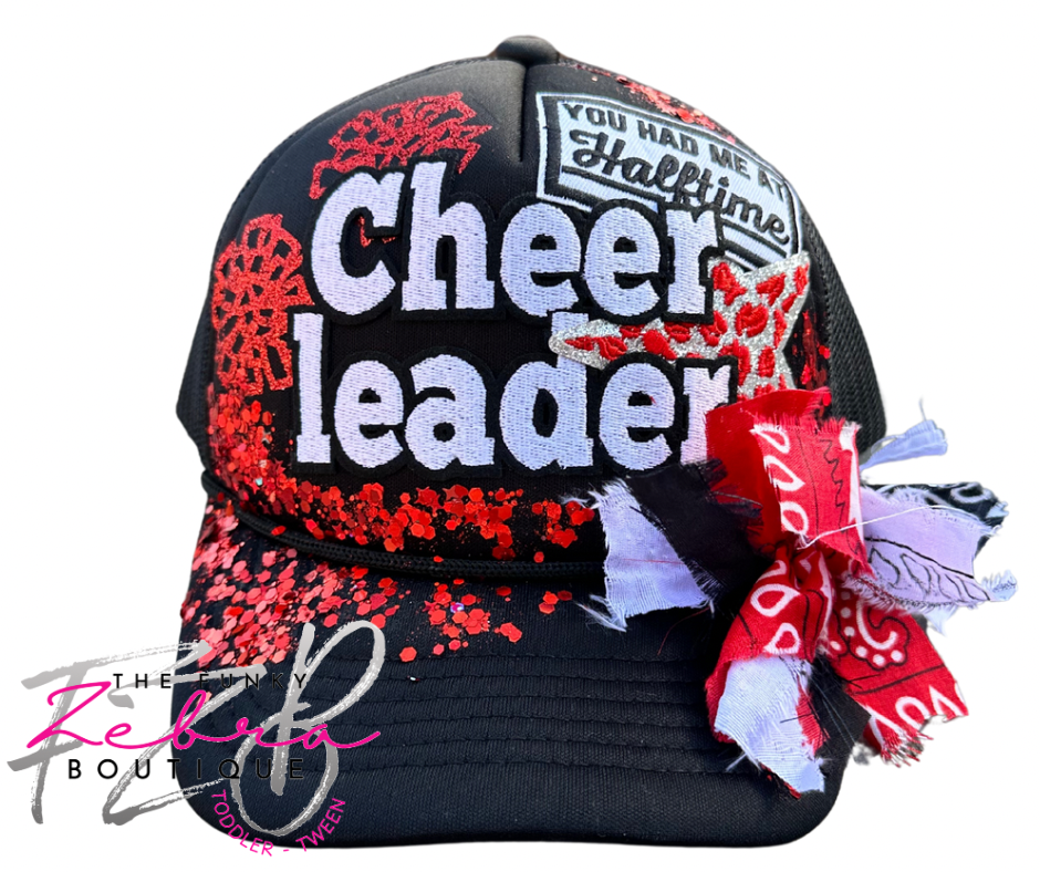 YOU HAD ME AT HALFTIME Black Trucker Hat You Had Me at Halftime Trucker Hat, Game Day Hat, Funny  main image 2