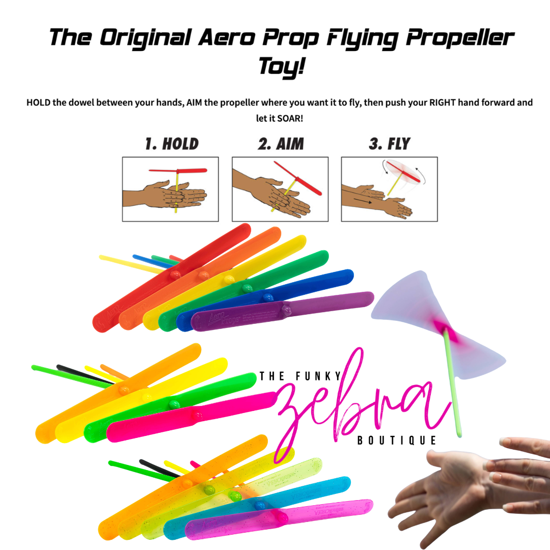 Aero Props™ Flying Propeller Toy – The Funky Zebra Boutique